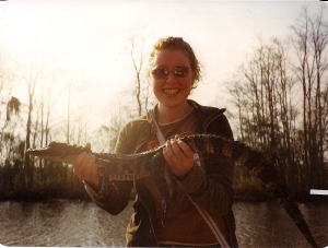 Au Pair in Louisiana, USA with a Gator!